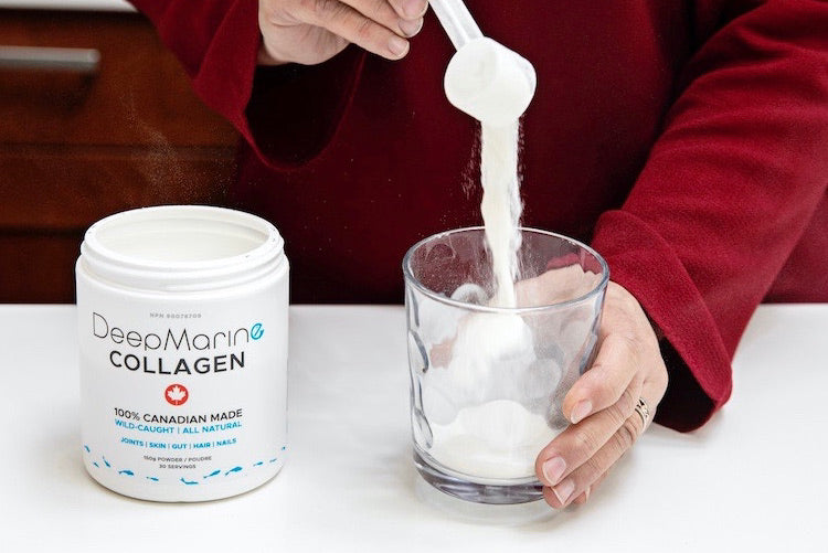 DeepMarine collagen in a cup