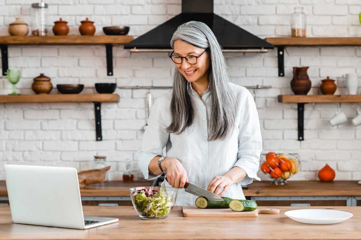 Woman cooking