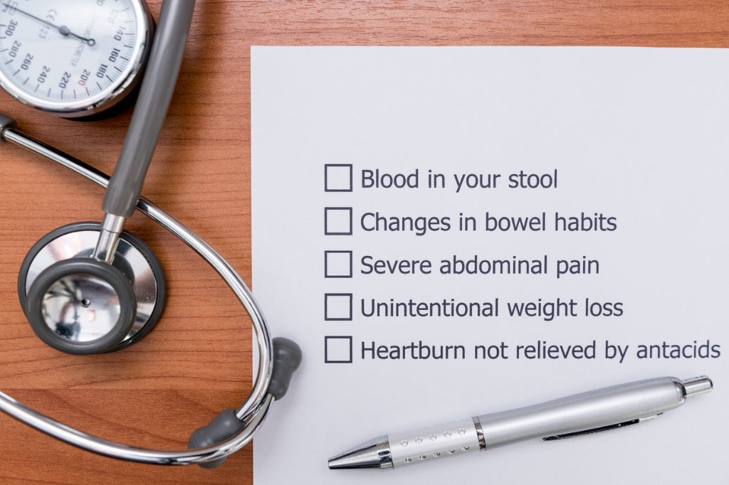 colon cancer check list