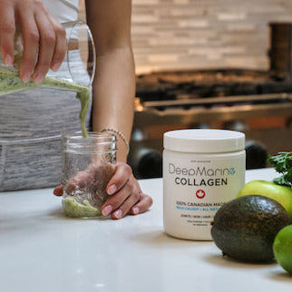 Free single serve sachets with purchase of 100% Pure, Canadian-Made Marine Collagen Peptides – 60 Day Supply