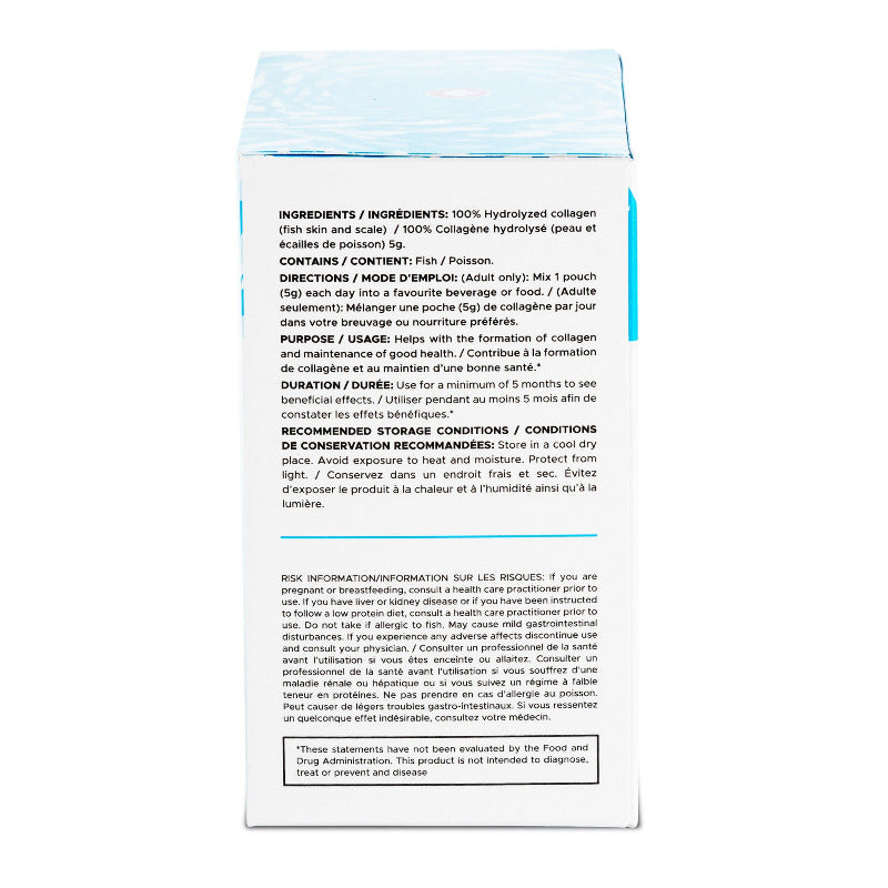 Free single serve sachets with purchase of 100% Pure, Canadian-Made Marine Collagen Peptides - 120 Day Supply